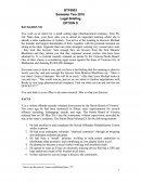 Btf 5903 Semester Two 2015 Legal Briefing Option D