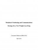 Metabical: Positioning and Communications Strategy for a New Weight-Loss Drug
