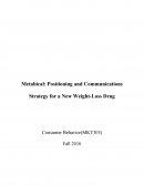 Metabical: Positioning and Communications Strategy for a New Weight-Loss Drug
