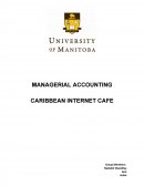 Caribbean Internet Cafe - Managerial Accounting