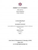 Intern Report of Agricultural Development Bank Limited Nepal by Dibas Gaudel