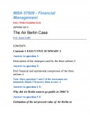 The Air Berlin Case Study