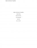 Eco 581 - Supply and Demand of Vegetables
