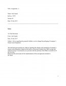 Advice Regarding the Proposal Whether or Not to Change the Packaging of Company’s Freezers and Refrigerators