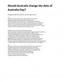 Oral Speech Australia Day