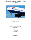 The British Airways Plc. Business Strategy