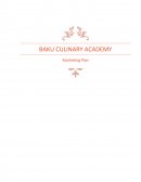 Baku Culinary Academy Marketing Plan