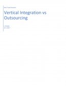 Zara It Case Discussion - Vertical Integration Vs Outsourcing