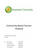Community Based Tourism Thailand