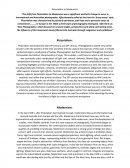 Pictorialism to Modernism