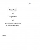 Fundamentals of Financial Accounting & Analysis