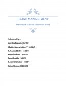 Brand Management for Premium Brands