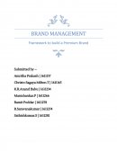 Brand Management for Premium Brands