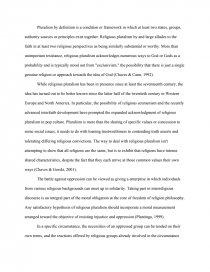 Synthesis Essay Ideas Essay Preview Religious Oppression Sample High School Admission Essays also Good Essay Topics For High School Religious Oppression Essay Last Year Of High School Essay