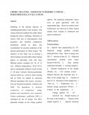 Ohmic Heating Assisted Turmeric Curing ; Performance Evaluation