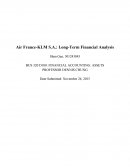 Air France - Klm S.A.: Long-Term Financial Analysis