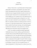Alzheimer's Disease Research Paper