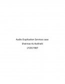 Audio Duplication Services Case