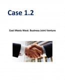 East Meets West: Business Joint Venture