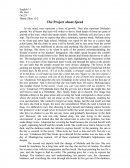 The Project About Speak