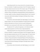 Football - Personal Experience Essay