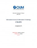 Bmit 5103 - Information System and Information Technology