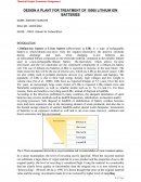 Design a Plant for Treatment of 10000 Lithium Ion Batteries