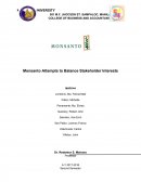 Monsanto Attempts to Balance Stakeholder Interests