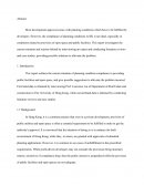 Current Situation of Planning Condition Compliance in Providing Public Facilities and Open Space, and Give Possible Suggestions to Alleviate the Problem Incurred