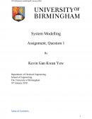 System Modelling