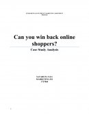 Mba 441d - Can You Win Back online Shoppers?
