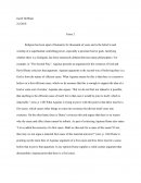 Essay 2 Religion