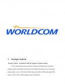 Strategic Analysis – Evaluating Worldcom’s Aggressive Business Strategy