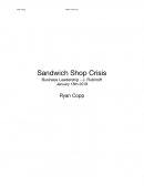 Sandwich Shop Case Study