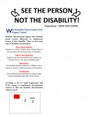 Disability Discrimination