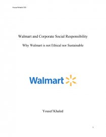 walmart corporate social responsibility