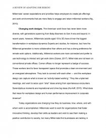 millennial generation essay