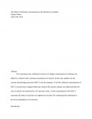 The Effect of Substrate Concentration on the Reaction of Catalase