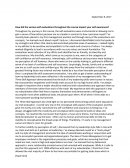 How Did the Various Self-Evaluations Throughout the Course Impact Your Self-Awareness?