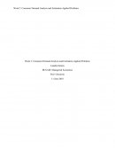 Consumer Demand Analysis and Estimation Applied Problems