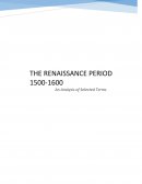 The Renaissance Period in England