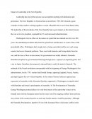 Impact of Leadership in the New Republic