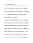 Civil War Causes Essay