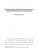 The Effect of the North American Free Trade Agreement on the Mexican Trade Figure and on Its Economic Growth