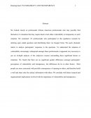 What Is the Significant Gender Difference Between the Perception of Transparency and Vulnerability Among Professionals Within the African American Community?