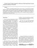 Facility Location Problem Adapted to a Medication Dispensing Systems Location Problem in a Network of Hospitals