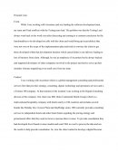 Personal Case - Management for Leadership