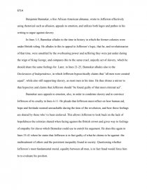 benjamin banneker essay