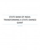 State Bank of India: Transforming a State Owned Giant