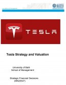 Tesla Strategy and Valuation